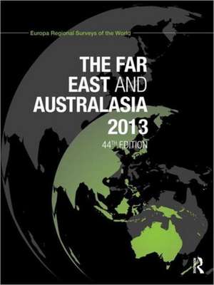 The Far East and Australasia 2013 de Europa Publications