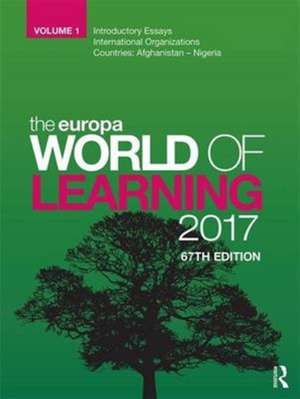 The Europa World of Learning 2017 de Europa Publications