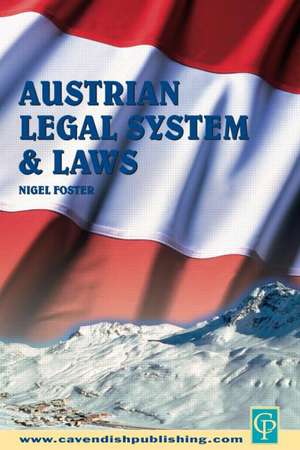 Austrian Legal System and Laws de Nigel Foster