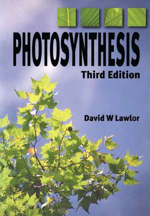 Photosynthesis de Dr David W Lawlor