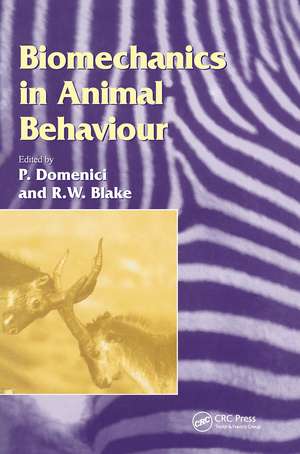 Biomechanics in Animal Behaviour de R.W. Blake