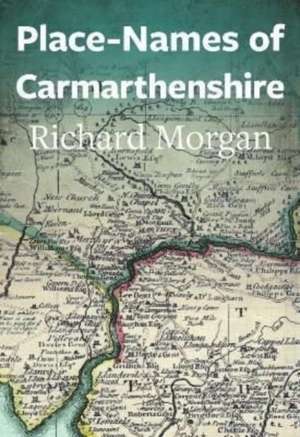 Place-Names of Carmarthenshire de Morgan Richard