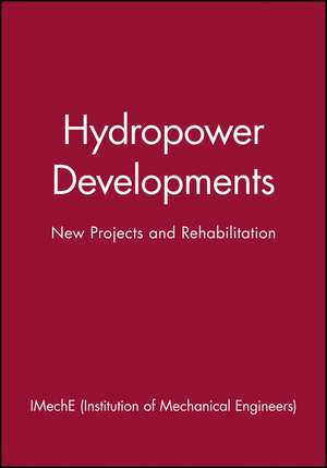 Hydropower Developments – New Projects and Rehabilitation de IMechE