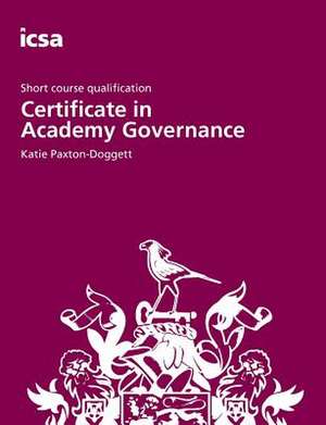 Academy Governance de Katie Paxton-Doggett