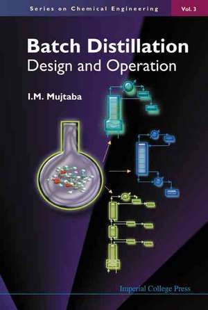 Batch Distillation: Design and Operation de I. M. Mujtaba