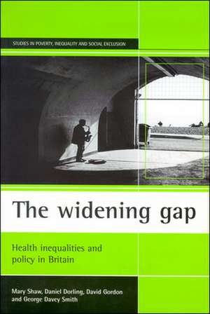 The widening gap: Health inequalities and policy in Britain de Mary Shaw