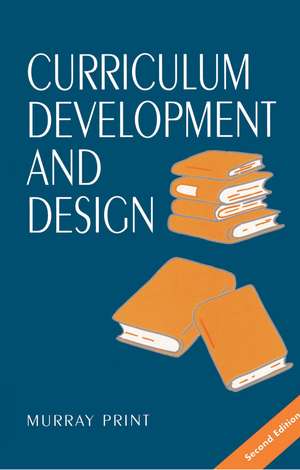 Curriculum Development and Design de Murray Print