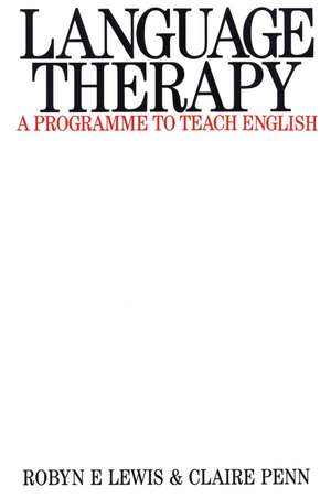 Language Therapy de Robyn Lewis