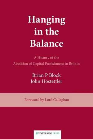 Hanging in the Balance de Brian P. Block