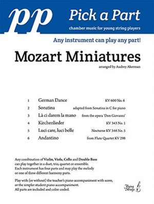 Mozart Miniatures (Pick a Part) de Audrey Akerman