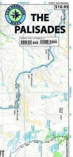 The Palisades Trail Map de Tom Harrison