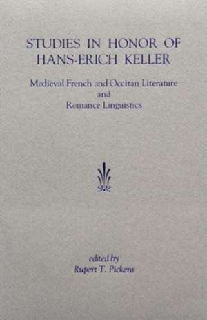 Studies in Honor of Hans-Erich Keller