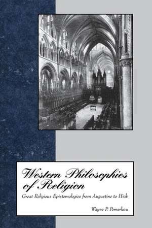 Western Philosophies Religion de Wayne P. Pomerleau