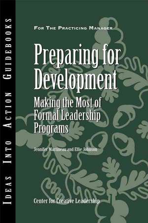 Preparing for Development de Jennifer Martineau