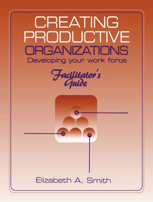 Creating Productive Organizations: Manual and Facilitator's Guide de Smith