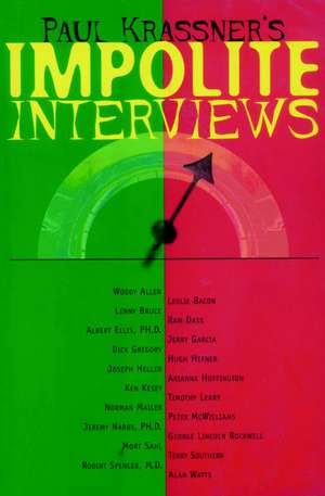 Impolite Interviews de Paul Krassner