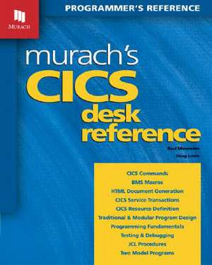 Murach's CICS Desk Reference de Raul Menendez