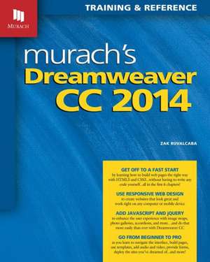 Murach's Dreamweaver CC 2014 de Zak Ruvalcaba