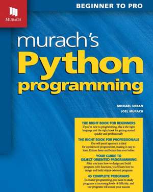 Murachs Python Programming de Joel Murach