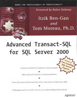 Advanced Transact-SQL for SQL Server 2000 de Itzik Ben-Gan