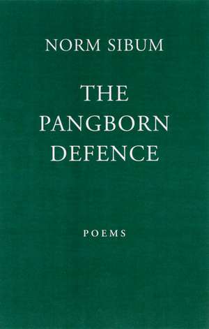 The Pangborn Defence de Norm Sibum