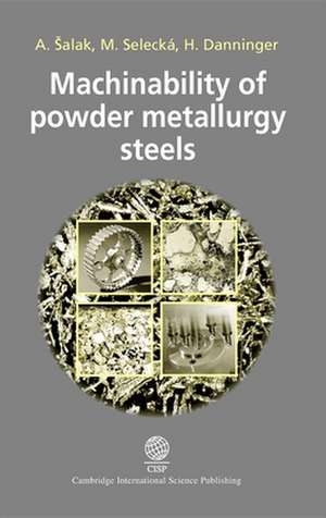 Machinability of Powder Metallurgy Steels de Andrej Salak