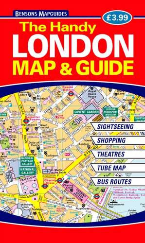 Handy London Map & Guide de Bensons MapGuides