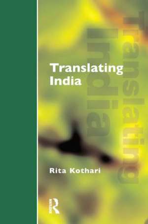 Translating India de Rita Kothari