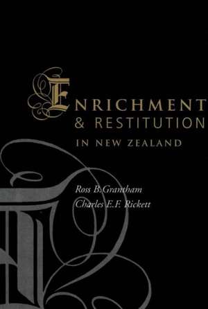 Enrichment and Restitution in New Zealand de C.E.F. Rickett