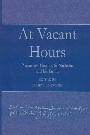 At Vacant Hours de H N Davies