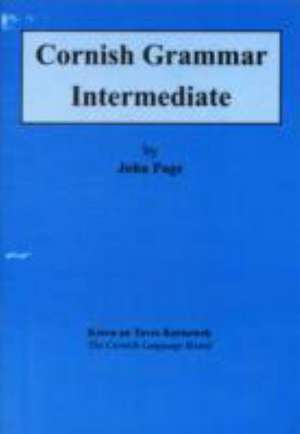 Cornish Grammar - Intermediate de John Page