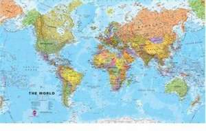 World Political Map 1 : 20 000 000