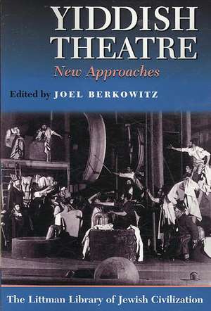 Yiddish Theatre: New Approaches de Joel Berkowitz