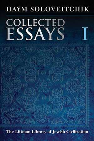 Collected Essays – Volume I de Haym Soloveitchik