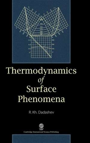 Thermodynamics of Surface Phenomena de Raikhom Khasimkhanovich Dadashev