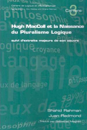 Hugh MacColl Et La Naissance Du Pluralisme Logique de S. Rahman