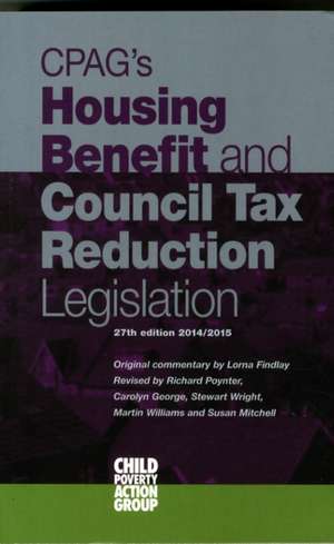 CPAG's Housing Benefit and Council Tax Reduction Legislation