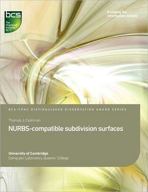 Nurbs-Compatible Subdivision Surfaces de Thomas J. Cashman