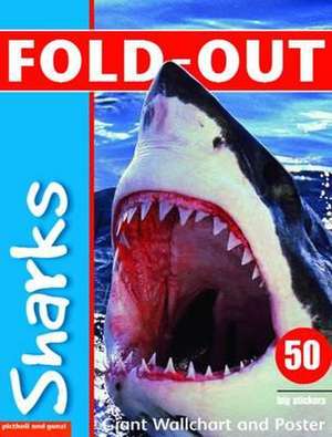 Fold-Out Poster Sticker Book: Sharks de Dominic Zwemmer