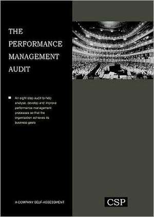 The Performance Management Audit de Michael Armstrong