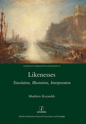 Likenesses: Translation, Illustration, Interpretation de Matthew Reynolds