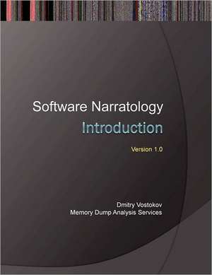 Software Narratology de Dmitry Vostokov