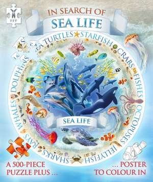 In Search of Sea Life Jigsaw and Poster de Andrea Pinnington