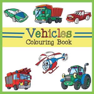 Vehicles Colouring Book de Briar Kids