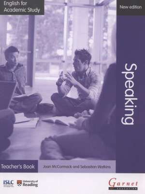 English for Academic Study: Speaking Teacher's Book - Edition 2 de JOAN MCCORMACK