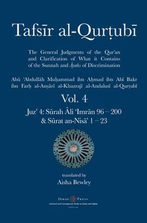 Tafsir al-Qurtubi Vol. 4 de Abu 'Abdullah Muhammad Al-Qurtubi