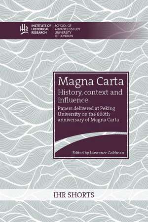 Magna Carta de Lawrence Goldman
