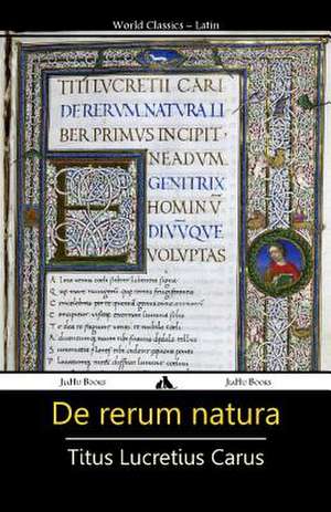 de Rerum Natura de Titus Lucretius Carus