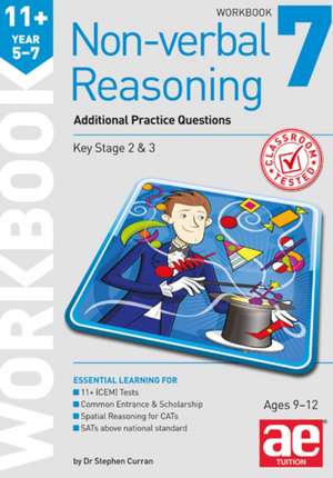 11+ Non-verbal Reasoning Year 5-7 Workbook 7 de STEPHEN C. CURRAN