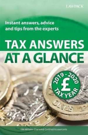 Tax Answers at a Glance 2019/20 de HM Williams Chartered Certified Accountants